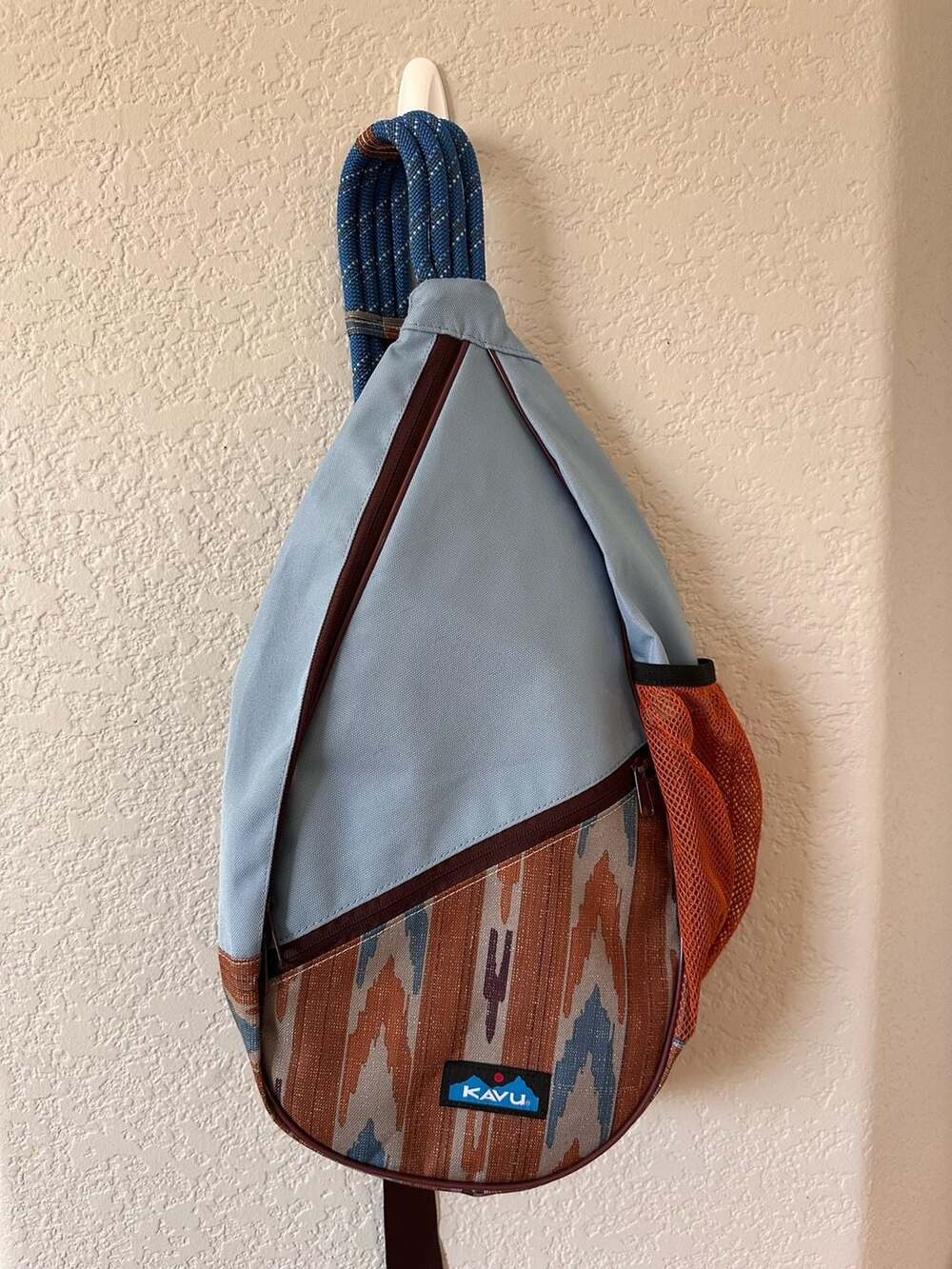 KAVU Rope Sling Crossbody Bag Desert Cactus Pattern